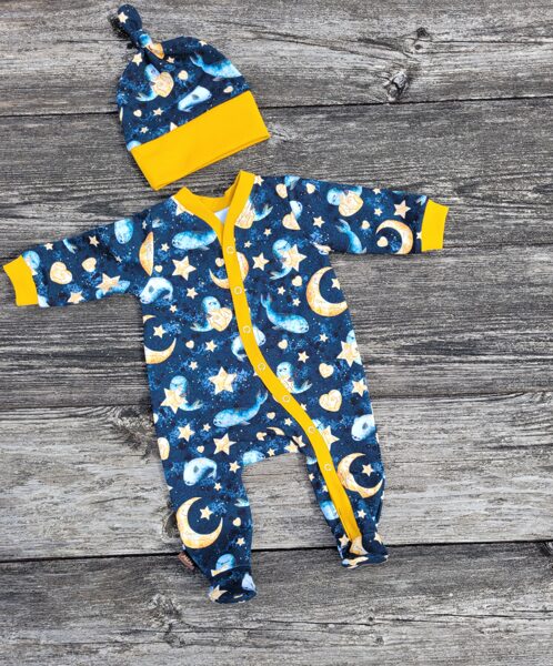 Pidžama mazulītim + cepure - RONIS